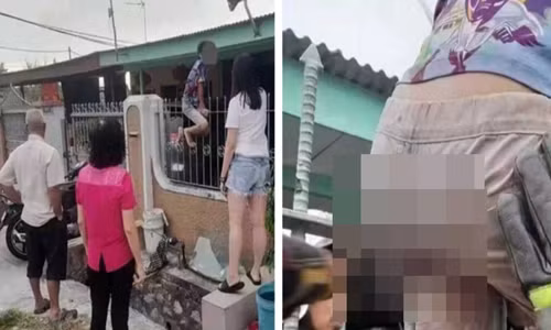 Nghi he o nha choi mot minh, be trai gap hoa dang so