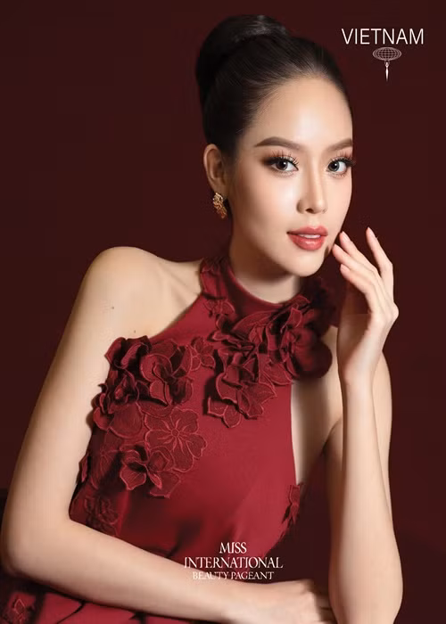 Ảnh chân dung của Thanh Thủy ở cuộc thi cũng thu hút sự quan tâm của nhiều khán giả. Ảnh: Missosology.