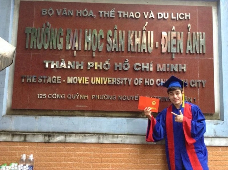 Lê Dương Bảo Lâm tốt nghiệp Đại học Sân khấu Điện ảnh TP HCM cách đây nhiều năm. Ảnh: Saostar.