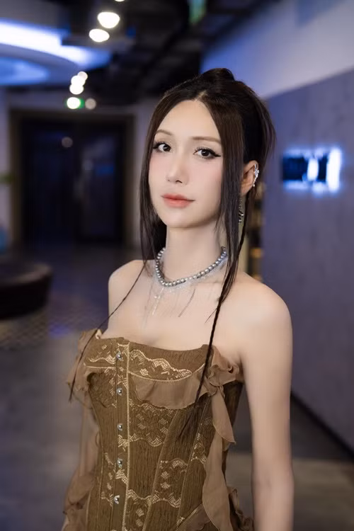 Nữ ca sĩ sinh năm 1988 còn nâng ngực, cắt yết hầu, phẫu thuật thanh quản. Ảnh: FB Lynk Lee.