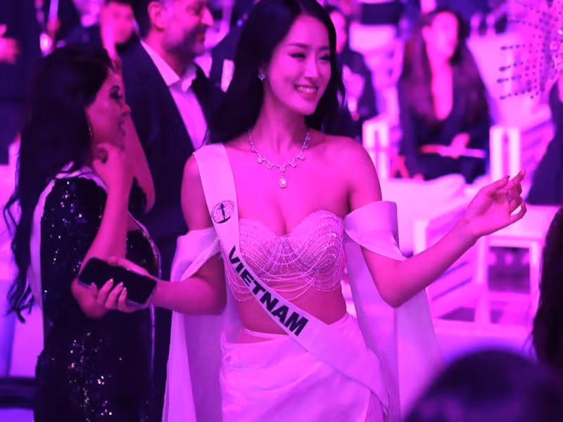 Fanpage Miss Intercontinental liên tục đăng tải hình ảnh Khánh Linh. Ảnh: Fanpage Miss Intercontinental.
