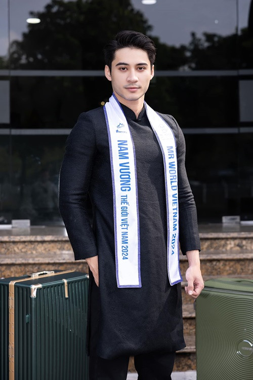 Vào tháng 7/2024, Tuấn Ngọc đăng quang Nam vương Thế giới Việt Nam 2024. Ảnh: FB Tuấn Ngọc.