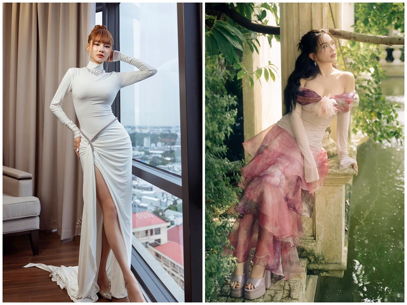 Vóc dáng của Nhã Phương và Sĩ Thanh đều thon gọn, săn chắc. Ảnh: FB Sĩ Thanh, Nhã Phương.