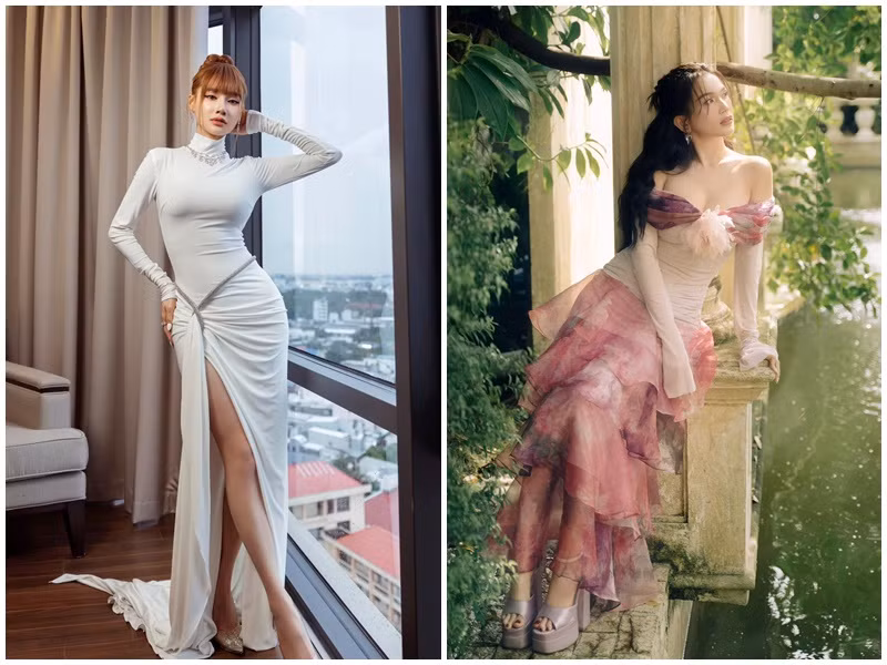 Vóc dáng của Nhã Phương và Sĩ Thanh đều thon gọn, săn chắc. Ảnh: FB Sĩ Thanh, Nhã Phương.