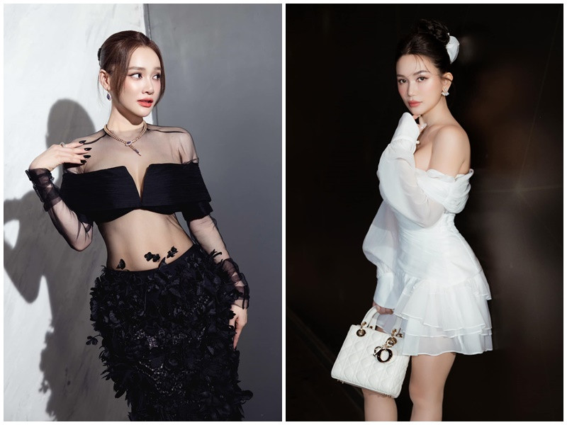 Sĩ Thanh (phải) sinh năm 1986 còn Nhã Phương sinh năm 1990. Ảnh: FB Sĩ Thanh, Nhã Phương.