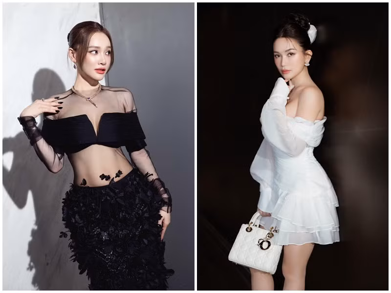 Sĩ Thanh (phải) sinh năm 1986 còn Nhã Phương sinh năm 1990. Ảnh: FB Sĩ Thanh, Nhã Phương.