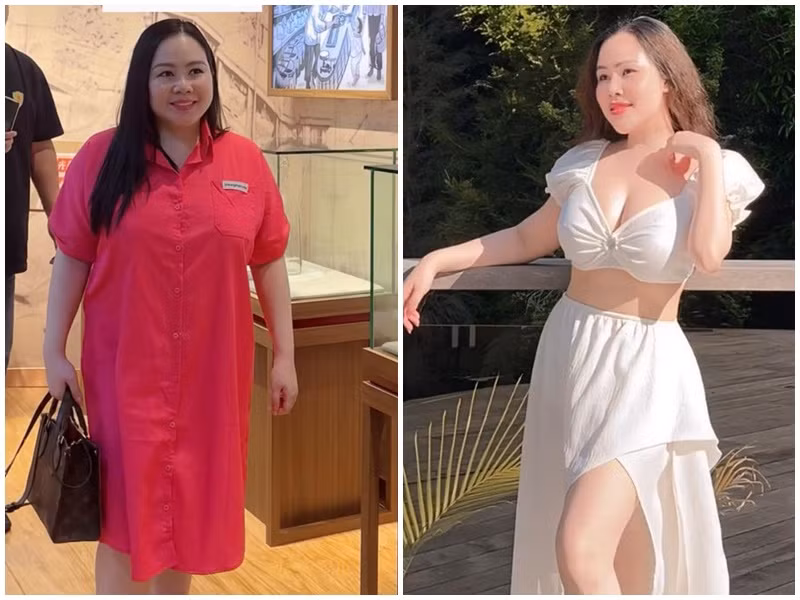 Mới đây, diễn viên Trương Phương khoe giảm thành công 16 kg.