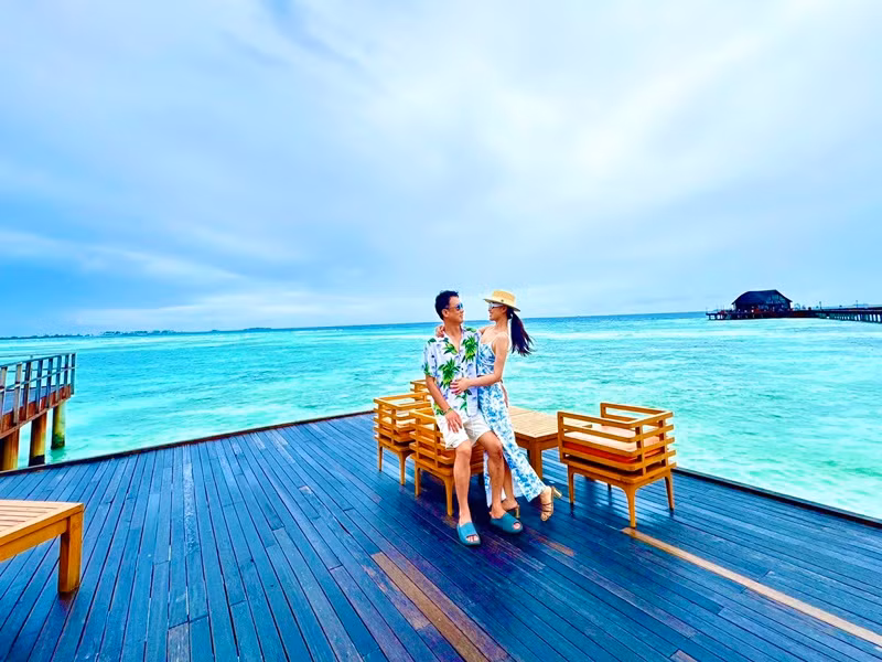 Hai vợ chồng nữ diễn viên thường xuyên đi du lịch.