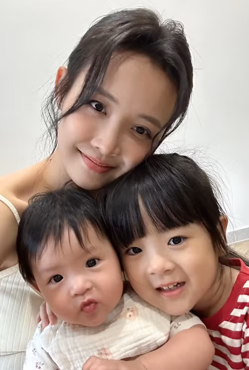 Bona - con gái đầu lòng của Trương Mỹ Nhân năm nay 4 tuổi. Ảnh: FB Trương Mỹ Nhân.