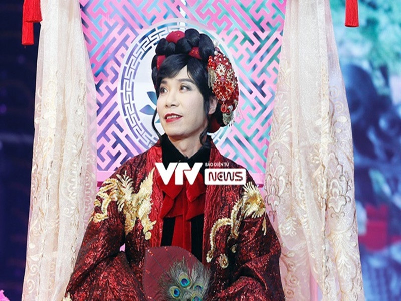 Công Lý vắng mặt trong Táo quân 2022. Đến Táo quân 2023, anh trở lại. Ở Táo quân 2024, Công Lý không tham gia diễn xuất. Ảnh: VTV News.