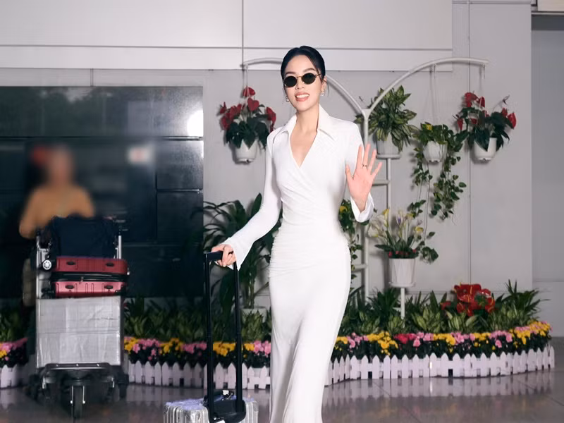 Top 30 Miss Universe 2024 được nhiều fan chào đón khi trở về nước. Ảnh: FB Kỳ Duyên.