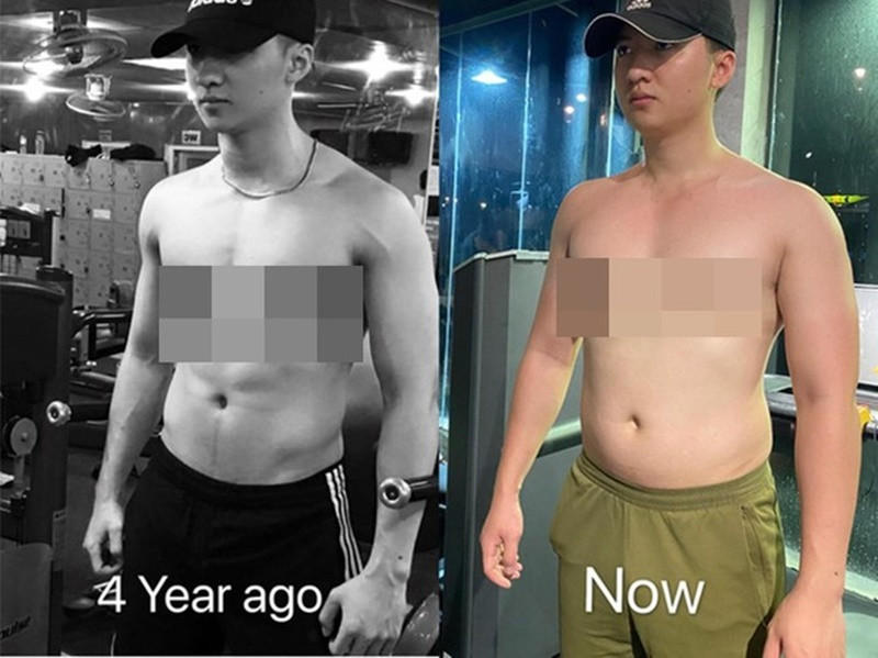 Chồng cũ Âu Hà My từng phát tướng. Để giảm cân, Trọng Hưng tích cực luyện tập thể thao, ăn uống khoa học để giảm cân. Ảnh: Dân Việt.