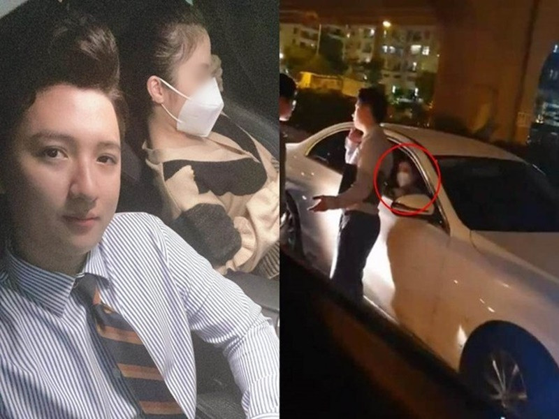 Tháng 10/2020, một cư dân mạng đăng tải clip Trọng Hưng giải quyết rắc rối va chạm giao thông. Đáng chú ý, một cô gái đeo khẩu trang xuất hiện bên nam diễn viên. Nhanh chóng, Trọng Hưng cho biết, cô gái trên xe là cháu ruột của mình. Ảnh: Sức Khỏe Đời Sống.