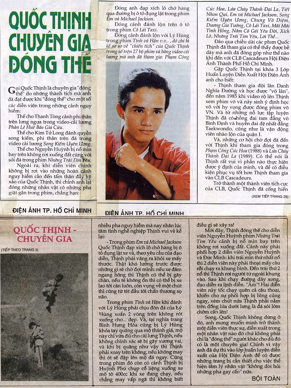 Ai la nguoi dong the cho Ly Hung trong phim 