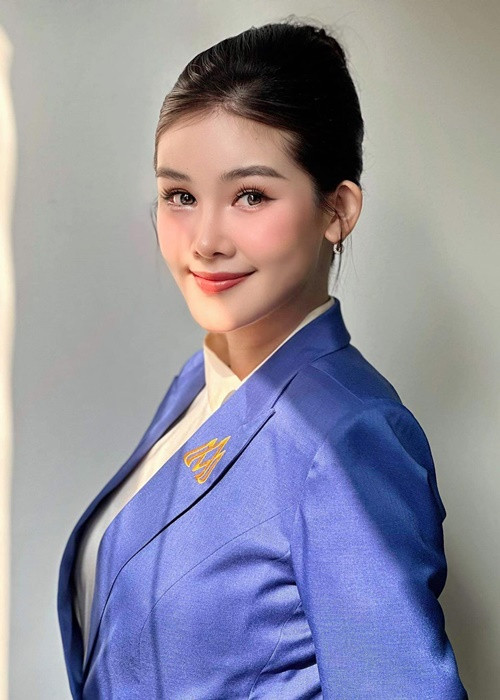 Hoa hậu Ngân Anh là giảng viên của trường Đại học Hoa Sen từ năm 2020. Ảnh: FB Ngân Anh.