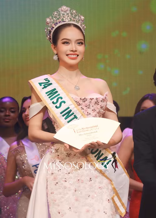  Hoa hậu Thanh Thủy vừa đăng quang Miss International 2024 tại Nhật Bản. Cô trở thành đại diện Việt Nam đầu tiên giành ngôi vị cao nhất ở sân chơi quốc tế này. Ảnh: Missosology.