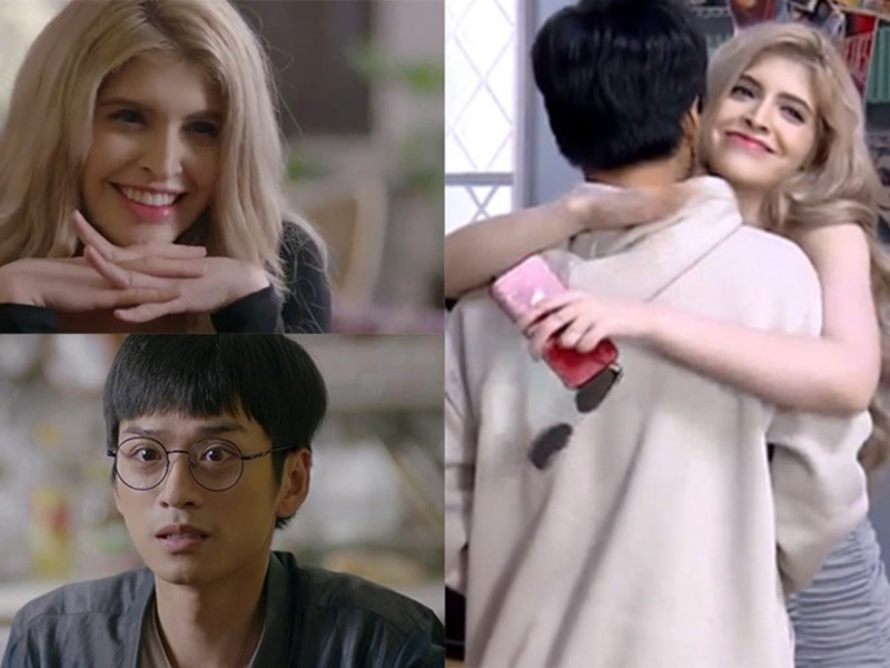 Hình ảnh Andrea Aybar đóng vai cô gái ngoại quốc sở hữu nhan sắc xinh đẹp khiến Nhân (Trần Nghĩa) mê như điếu đổ trong Nhà trọ Balanha năm 2020. Ảnh: FB Andrea Aybar.