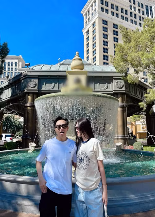 Sau đám cưới, vợ chồng Anh Đức nghỉ tuần trăng mật ở Mỹ. Ảnh: FB Quỳnh Anh.