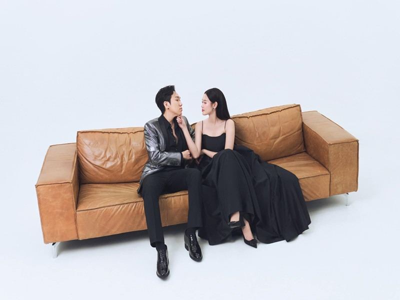 Quỳnh Anh và Anh Đức đồng hành cùng nhau trong nhiều sự kiện. Ảnh: FB Anh Đức.