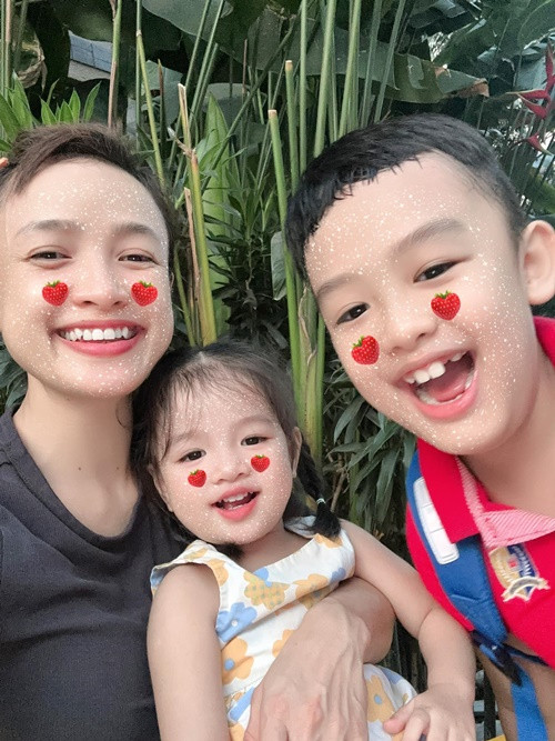 Bé Bình An chào đời vào đầu tháng 12/2021, ngày càng đáng yêu.