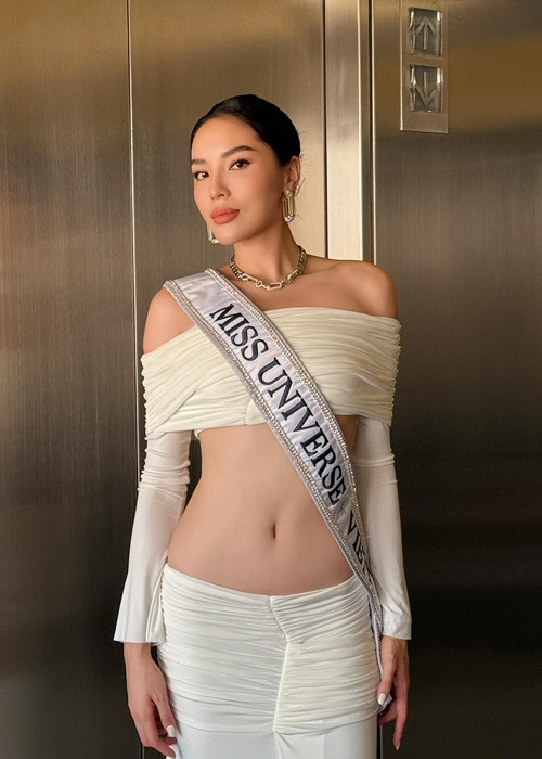Từ Mexico, Hoa hậu Kỳ Duyên liên tục cập nhật hình ảnh của mình ở cuộc thi Miss Universe 2024. Ảnh: FB Kỳ Duyên.