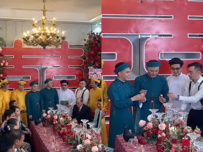 Trước đám cưới ở Đồng Tháp, cặp đôi tổ chức tiệc cưới ở Phú Quốc và TP HCM. Ảnh: Người Đưa Tin.