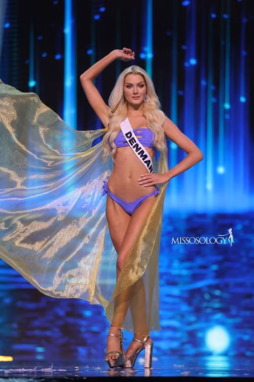 Mỹ nhân người Đan Mạch được đánh giá cao khi bắt đầu tham gia cuộc thi Miss Universe 2024. Ảnh: Missosology.