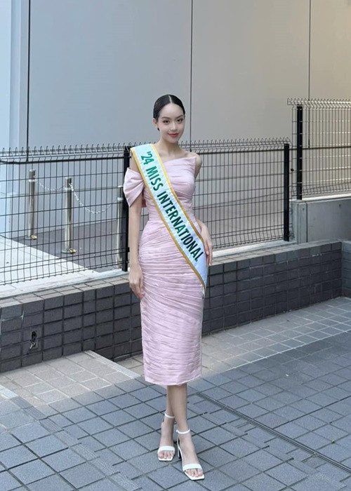 Thanh Thủy vừa khoe loạt ảnh bắt đầu nhiệm kỳ Miss International 2024 tại Nhật Bản. Ảnh: FB Thanh Thủy.