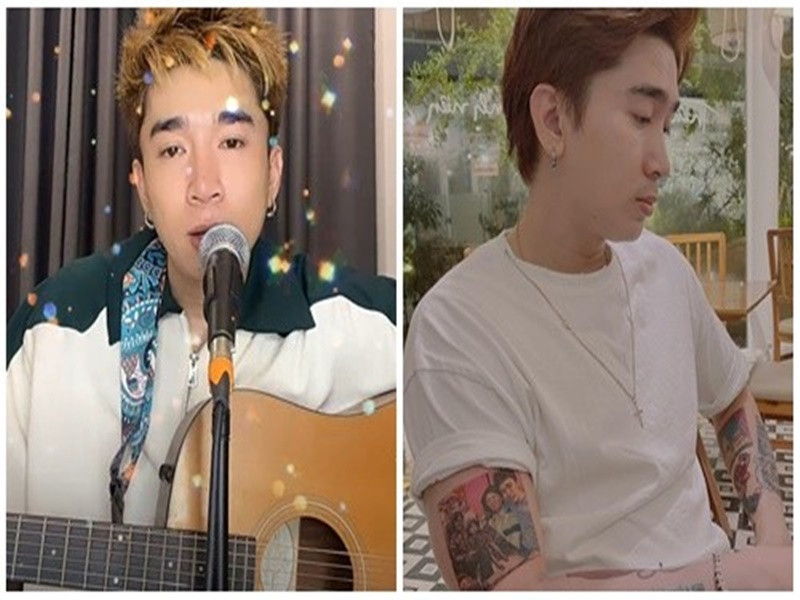 Chi Dân xin lỗi khán giả, mong khán giả bỏ qua, thông cảm cho anh quay lại lần này. Bên cạnh đó, nam ca sĩ hứa rằng bản thân sẽ thay đổi, sống nghiêm túc với nghề. Ảnh: Vietnamnet, FB Chi Dân.