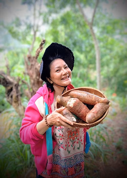 Kiều Trinh sống ở khu vườn rộng 6.000 m2 tại quê nhà Bình Phước trong 4 năm qua.