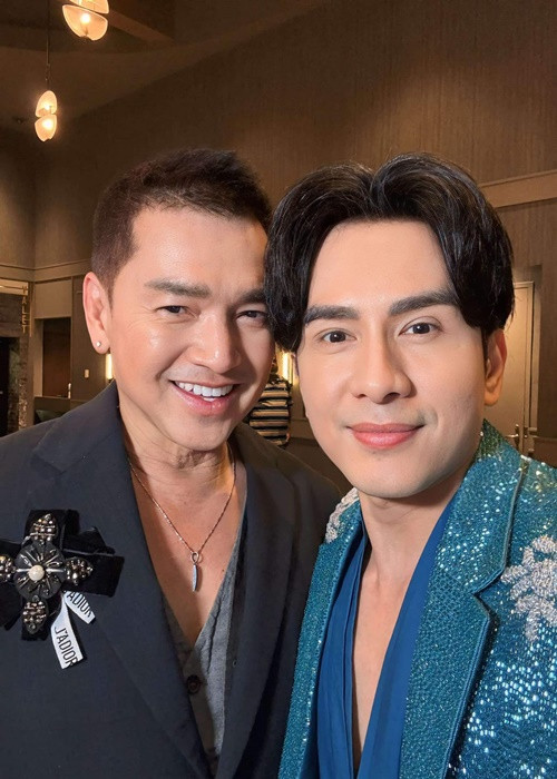 Quang Minh trẻ trung không kém các đàn em như Đan Trường, Bình Minh. Ảnh: FB Quang Minh.