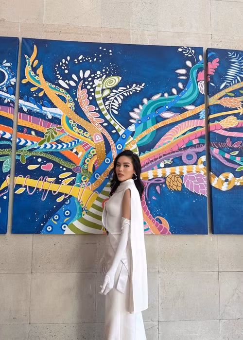 Trong top 20 hạng mục Voice For Change ở Miss Universe 2024, Kỳ Duyên đang xếp thứ 13. Ảnh chụp màn hình.