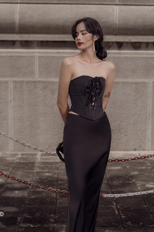 Nhan sắc của Trần Hiền sau khi sinh nở cũng được nhiều người khen ngợi. Ảnh: FB Trần Hiền.