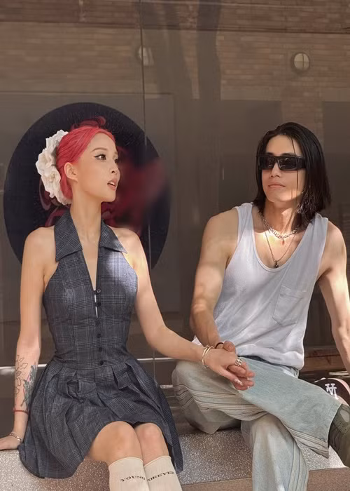 Yee Pink là người tỏ tình trước sau 2 tuần quen biết Quang Đăng. Ảnh: FB Quang Đăng.