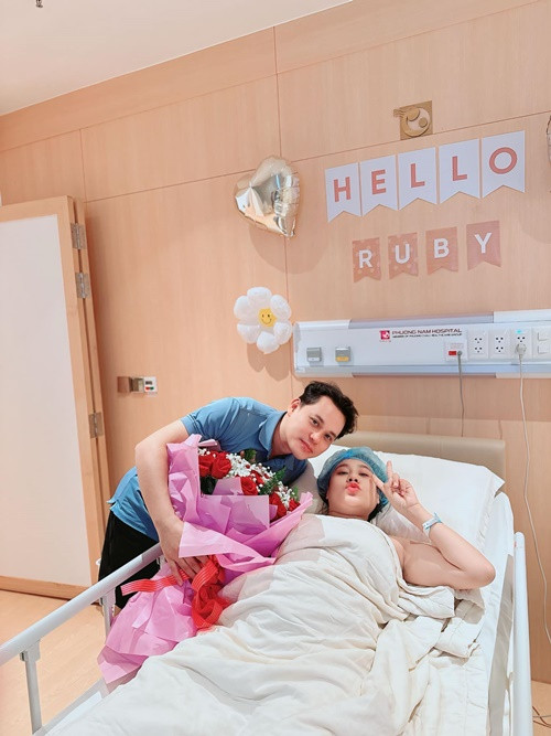 Nữ diễn viên sinh con trai đầu lòng năm 2022 và con gái thứ hai vào ngày 21/11 vừa qua. Ảnh: FB Hồ Bích Trâm.