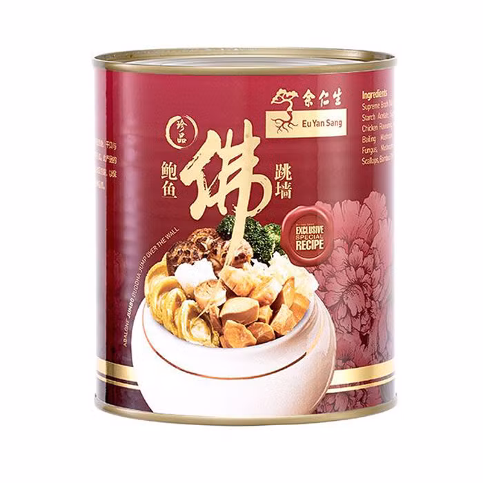 Ngoài phục vụ ở các nhà hàng sang trọng Trung Quốc, món “Phật nhảy tường” còn chinh phục được thực khách thế giới, chẳng hạn như Hàn Quốc. Nó cũng được bày bán dưới hình thức đóng hộp để phù hợp với nhịp sống gấp gáp hiện nay.