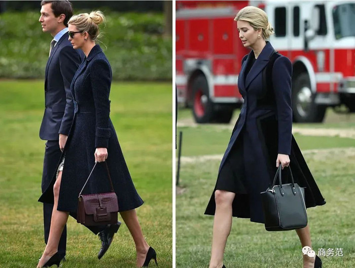 Áo khoác dạ dáng chữ A rất được Ivanka ưu ái. Khi diện, đệ nhất ái nữ nhà Tổng thống Mỹ Donal Trump trở nên thanh lịch song không kém phần quyến rũ.