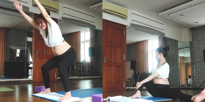 Yoga có hàng loạt những chuyển động hay tư thế được thực hiện để giúp thai nhi cảm thấy thoải mái hơn trong bụng mẹ. Điều này khiến Đông Nhi cảm nhận rõ rệt sợi dây kết nối với con gái đầu lòng.