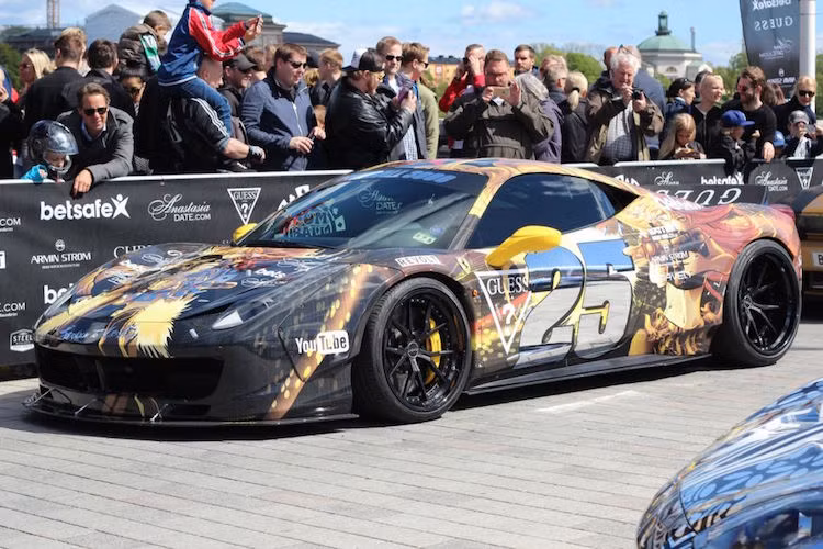 Ferrari 458 Italia "độ" mâm và trang bị full widebody của hãng Liberty Walk - Nhật.