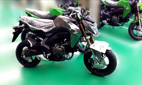 Lo dien minibike Kawasaki Z125 canh tranh voi Honda MSX