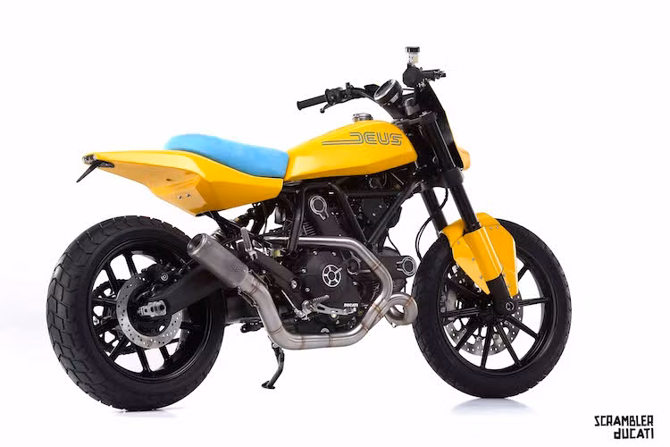 Thiết kế của xe có phần "trơn tru" hơn Scrambler gốc nhờ có đuôi vuốt nhọn theo phong cách của những chiếc Speedway Bikes.