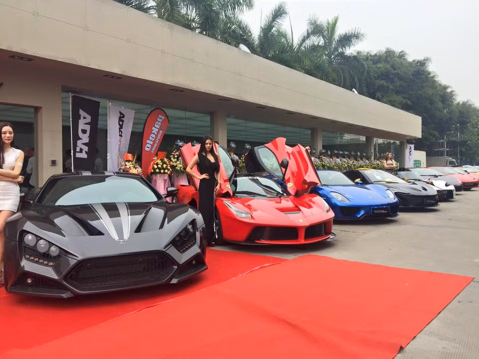  Dàn siêu xe được Impressive Wrap quy tụ tới từ những chủ xe trên khắp lãnh thổ Trung Quốc...