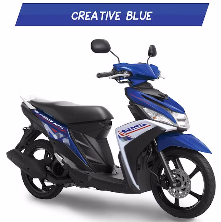 Trên phiên bản 2016 mới nhất, mẫu scooter giá rẻ Mio M3 125cc vẫn sở hữu thiết kế đậm chất nam tính, với các đường nét cắt xẻ đầy mạnh mẽ và cá tính.