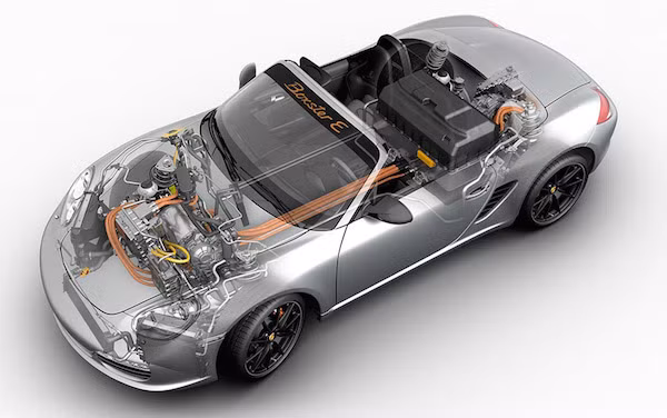 Porsche dang tap trung nghien cuu xe xanh