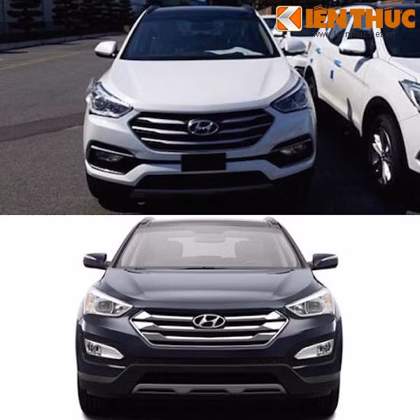 Hyundai bat ngo de lo dien vo so hinh anh Santa Fe 2016