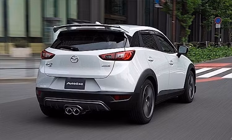 Từng món phụ tùng độ trên chiếc CX-3 đều có thể được đặt mua trên trang chủ của AutoExe.