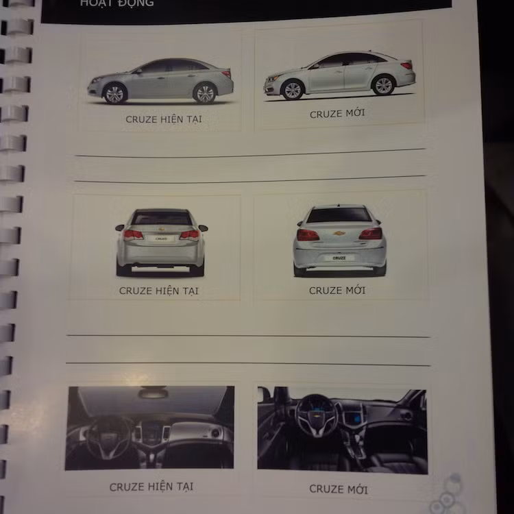  So sánh Cruze 2015 với phiên bản hiện tại.