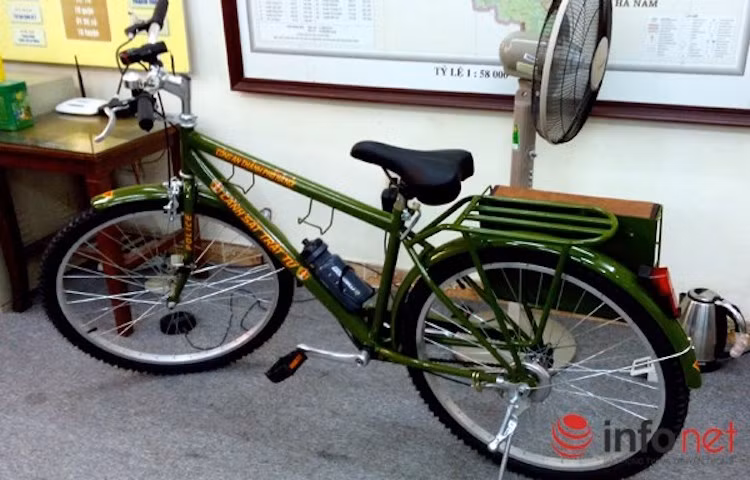 Đại diện công an Hà Nội cho biết trong đợt đầu, 12 phường trong địa bàn thành phố Hà Nội sẽ được thí điểm sử dụng xe đạp, mỗi phường 5 chiếc. Sau khi xây dựng xong kế hoạch, đề xuất triển khai thí điểm mô hình Cảnh sát trật tự công an phường sử dụng xe đạp tuần tra kiểm soát sẽ tiếp tục được mở rộng. Ảnh: infonet