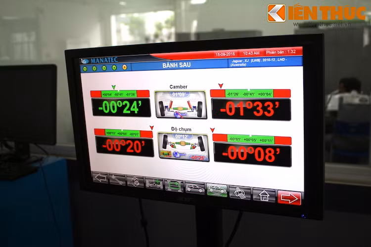 Nhiều phần mềm hỗ trợ được Việt hoá nhằm cung cấp thông tin chi tiết về tình trạng xe.