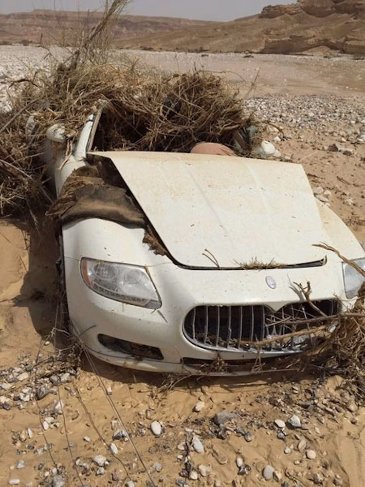 Có thể khá chắc chắn để kết luận rằng chiếc Maserati Quattroforte không thể hồi phục lại được và đã trở thành "phế liệu".